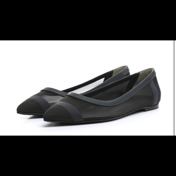 Fendi authentic pointed mesh flats - Picture 5 of 9